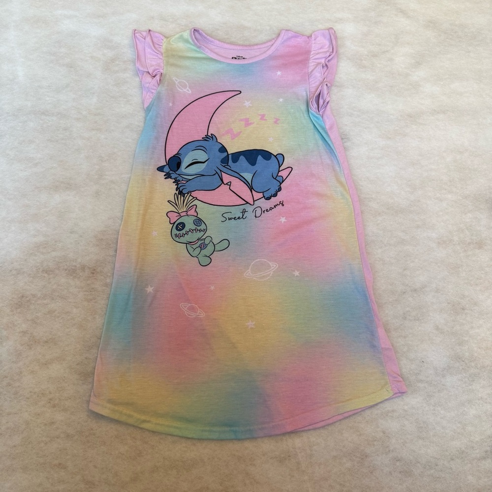 Disney Stitch Pastel Rainbow Nightgown